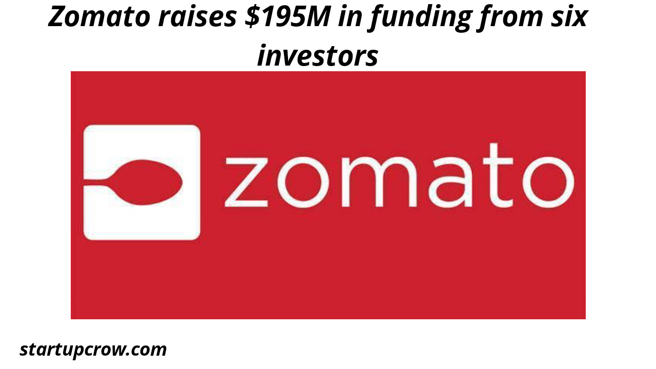 Zomato raises $195M in funding from six investors