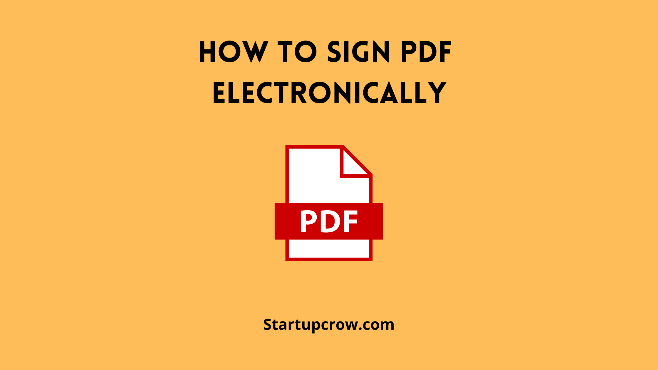 How Can I Sign PDF Documents Online?