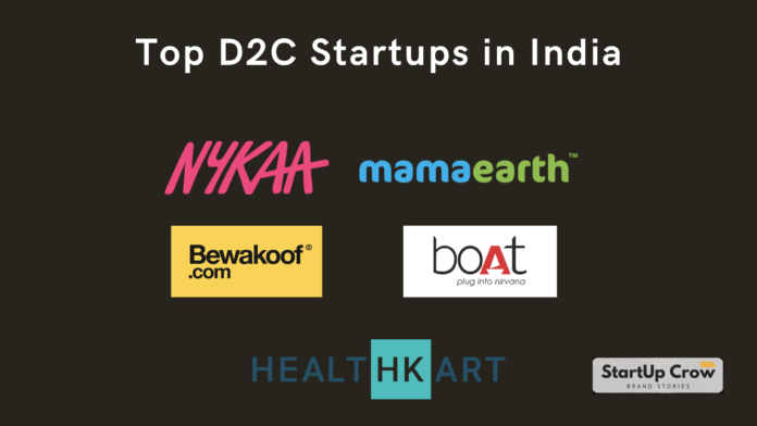 top d2c startups in India