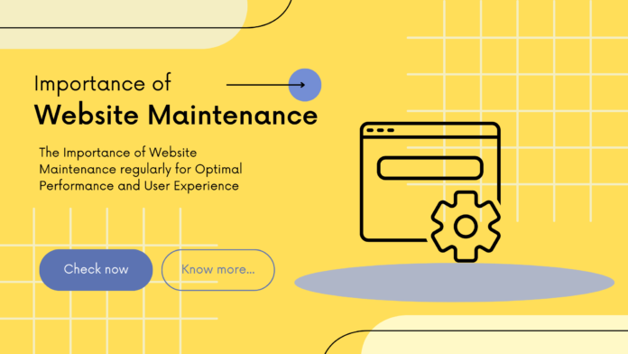Importance of Website Maintenance